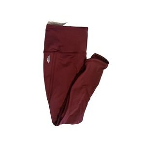 Free People Maroon Leggings - S